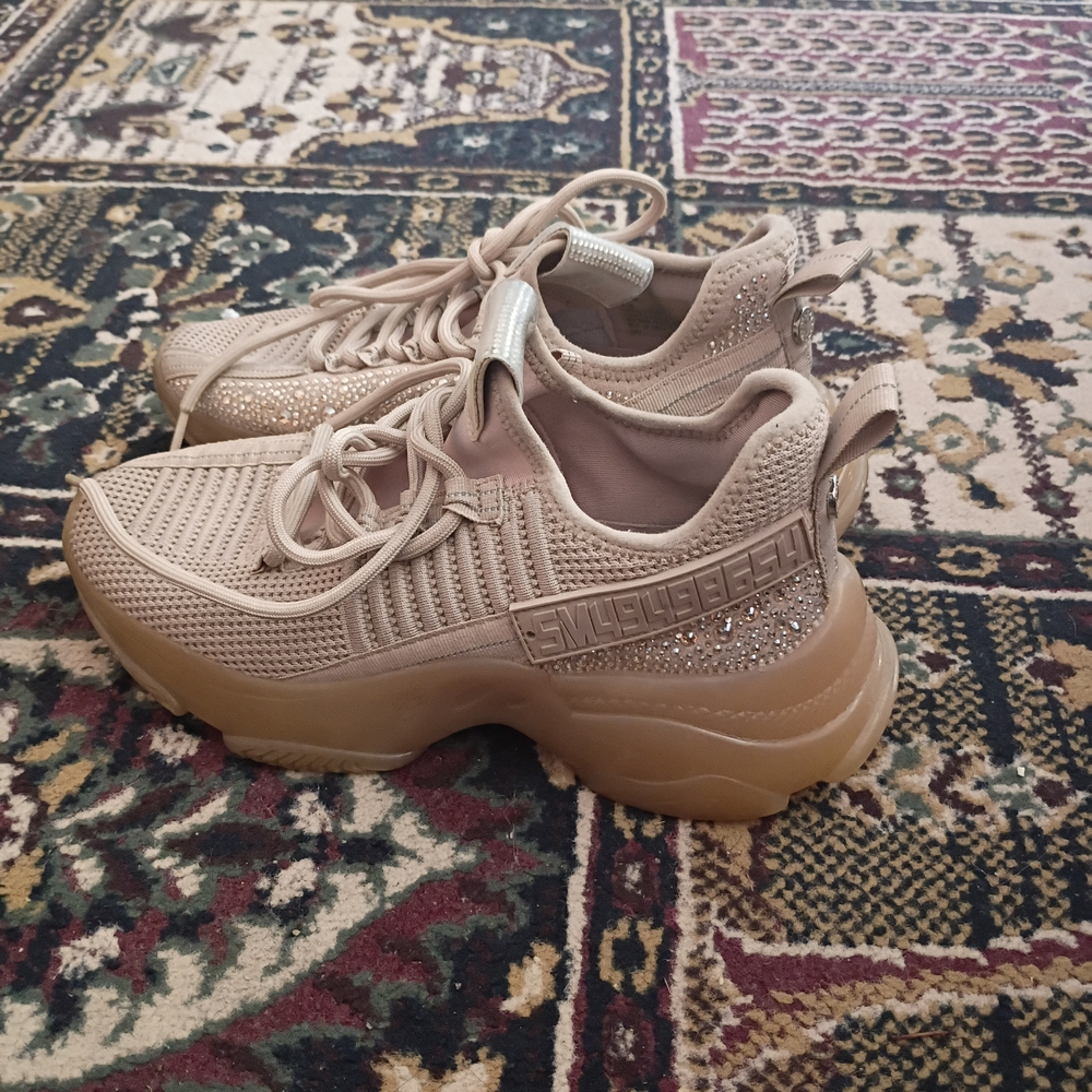 Women's Chunky Knit Platform Sneaker - Beige